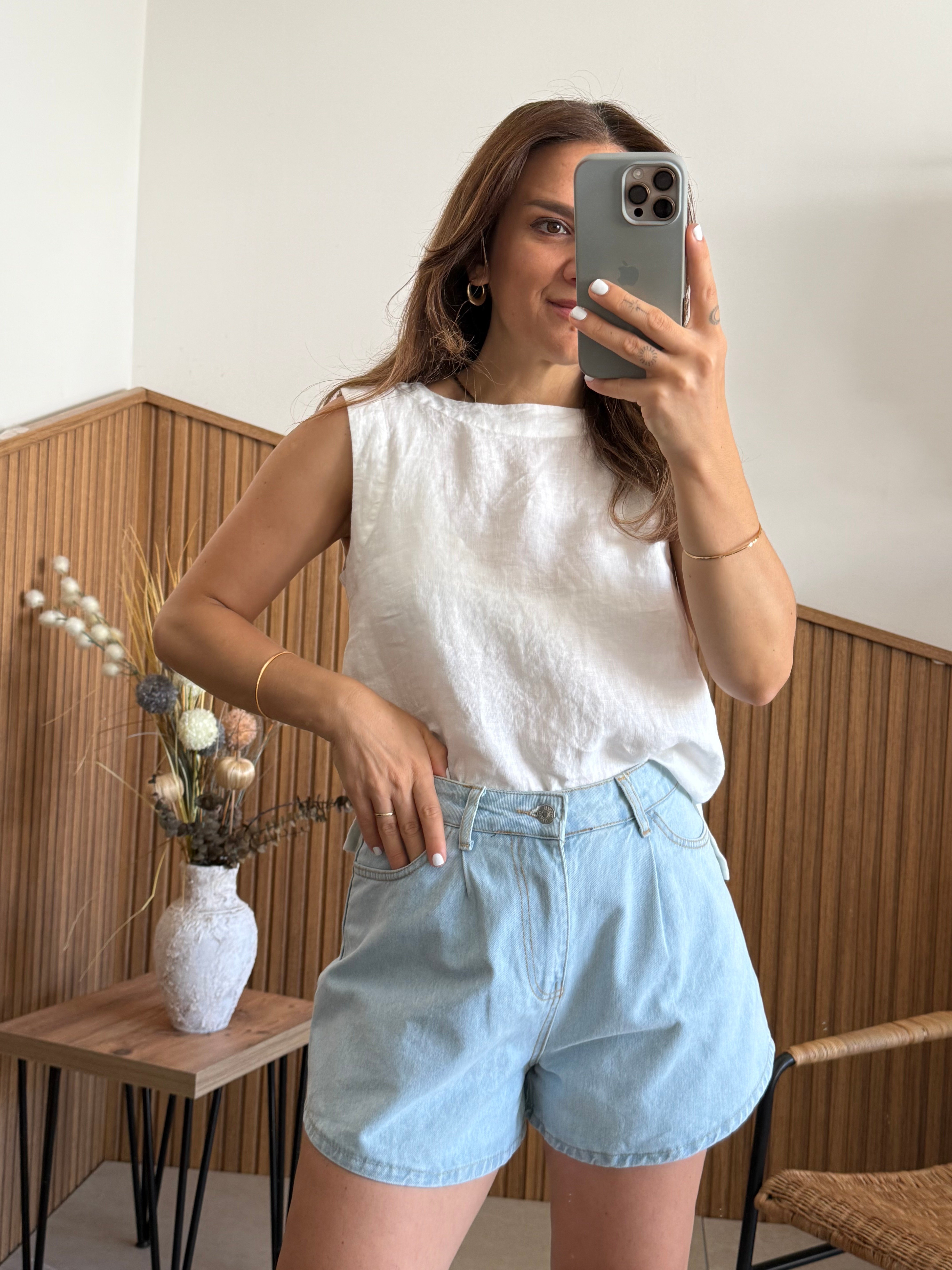 Denim Şort 