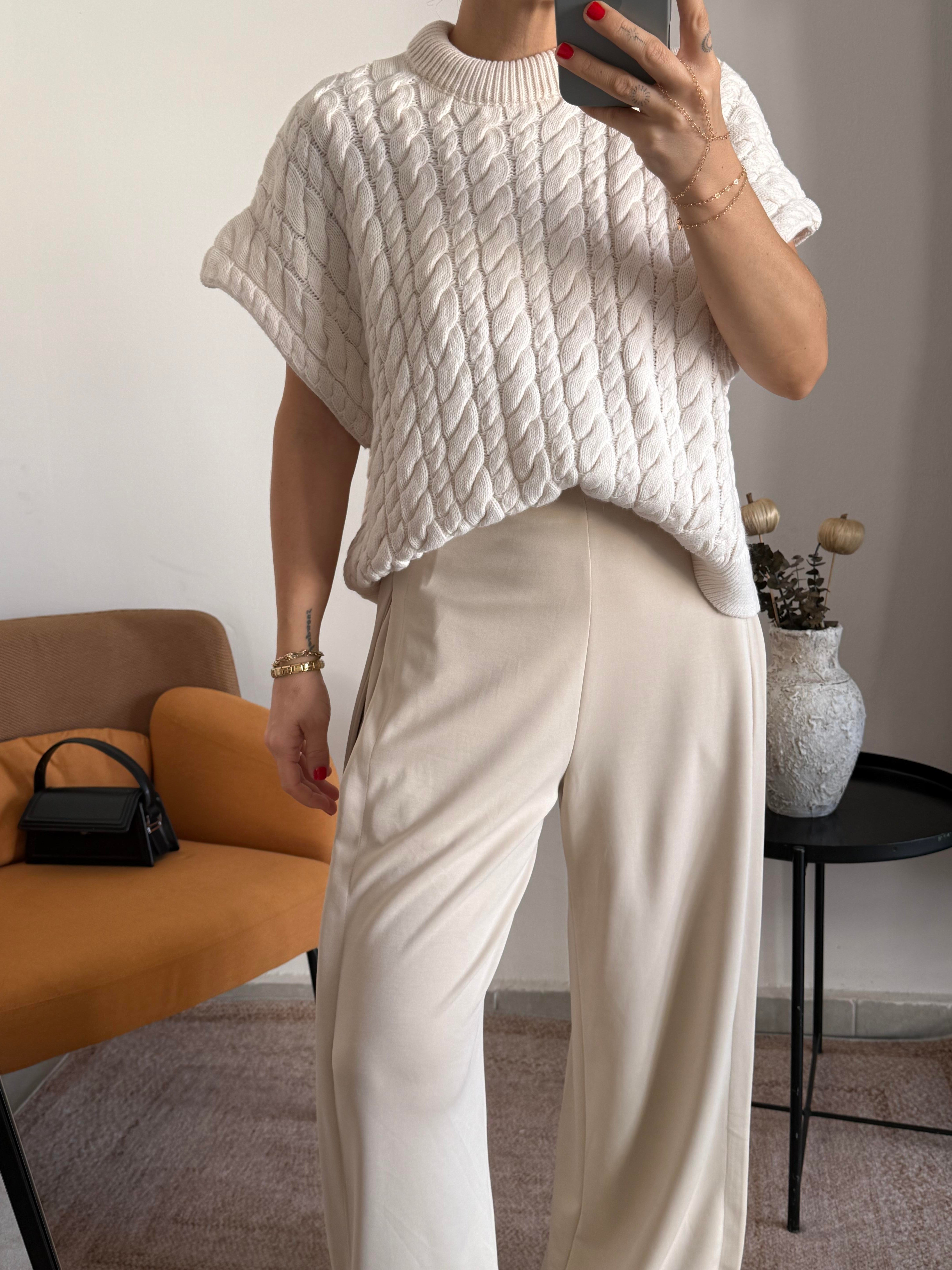 Marka Model Ekru Pantolon 