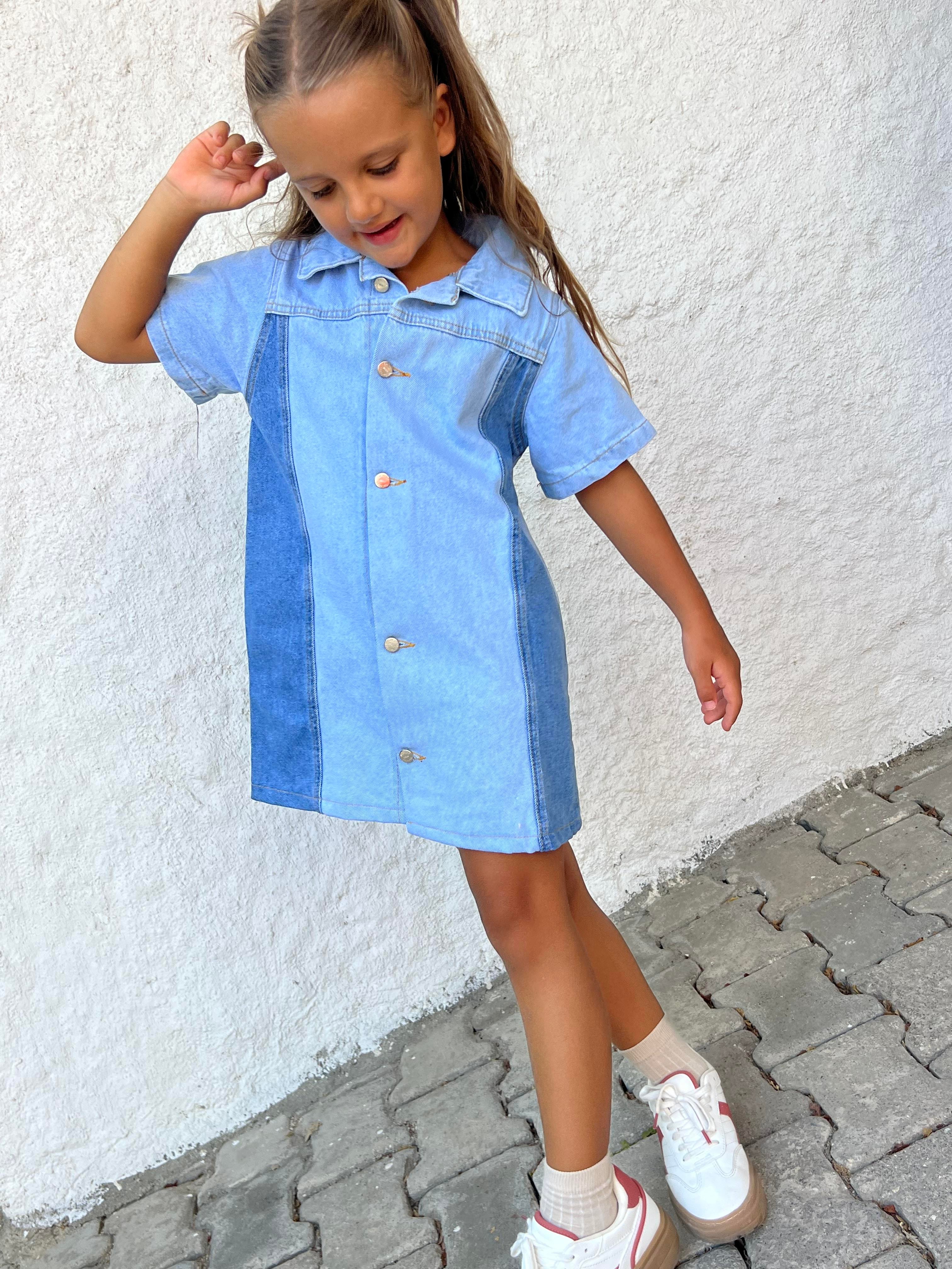 Marka Muadili Denim Elbise 