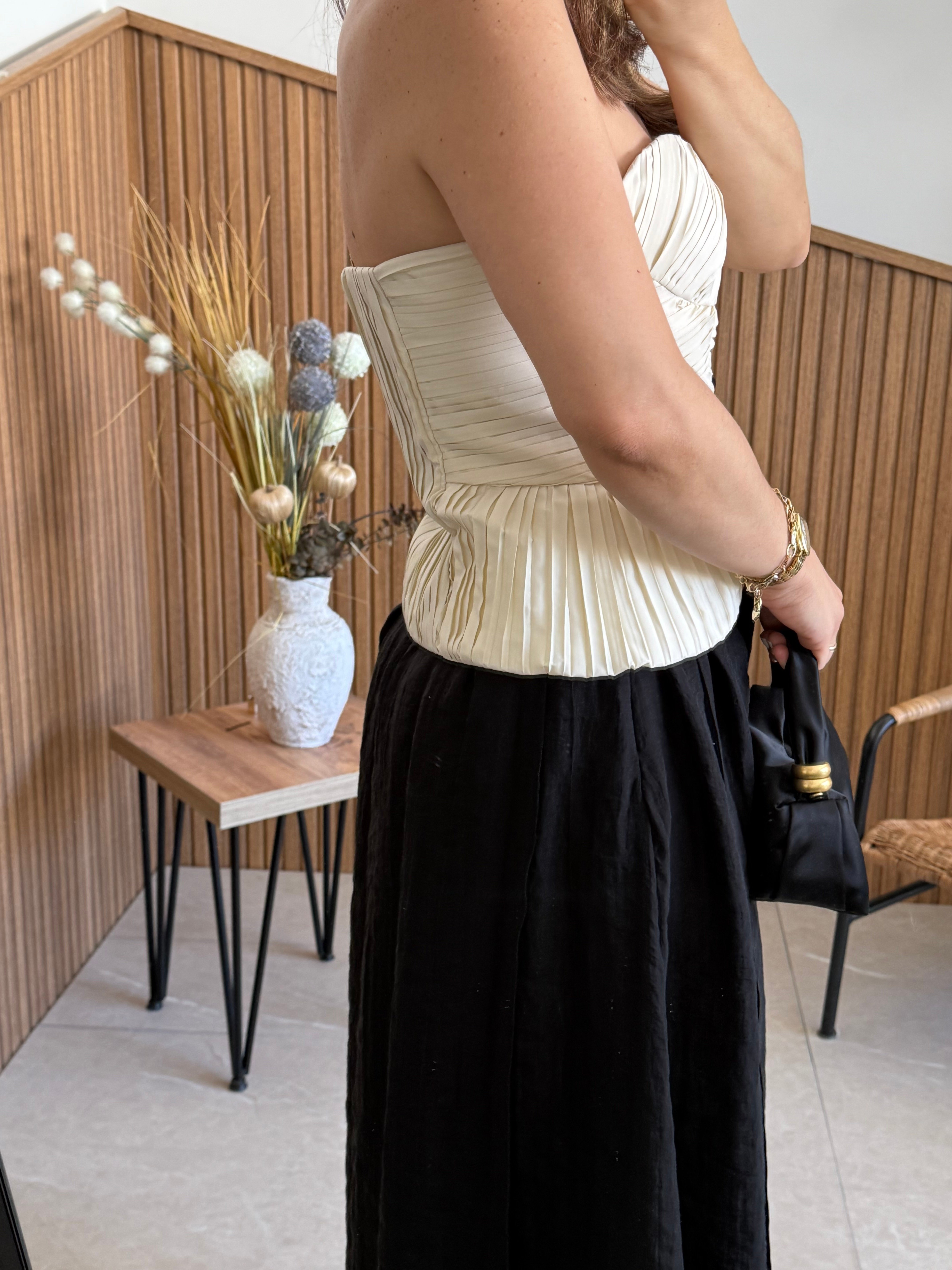 Premium Drape Detaylı Korse 