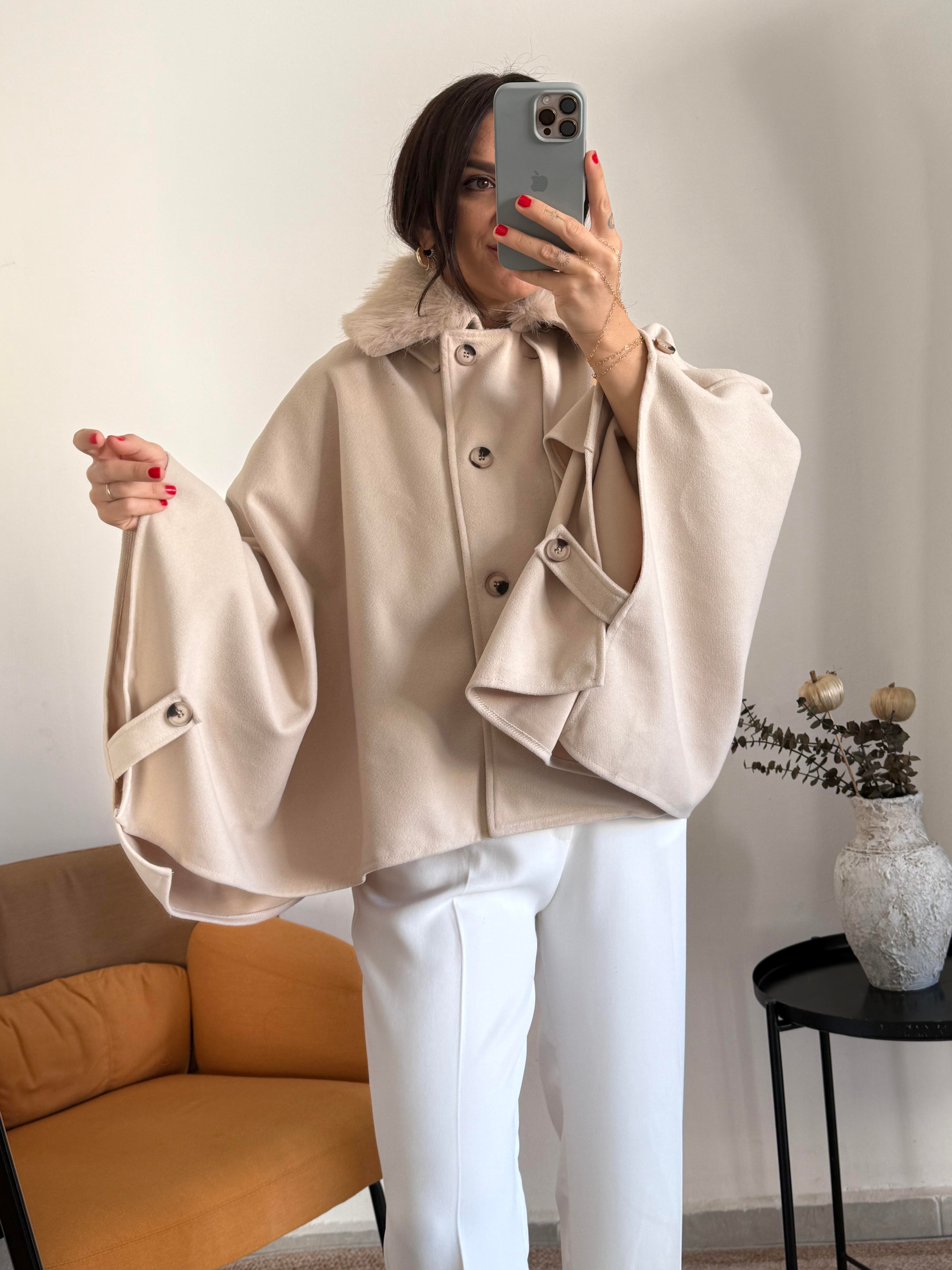 Premium Seri Düğmeli Panço 