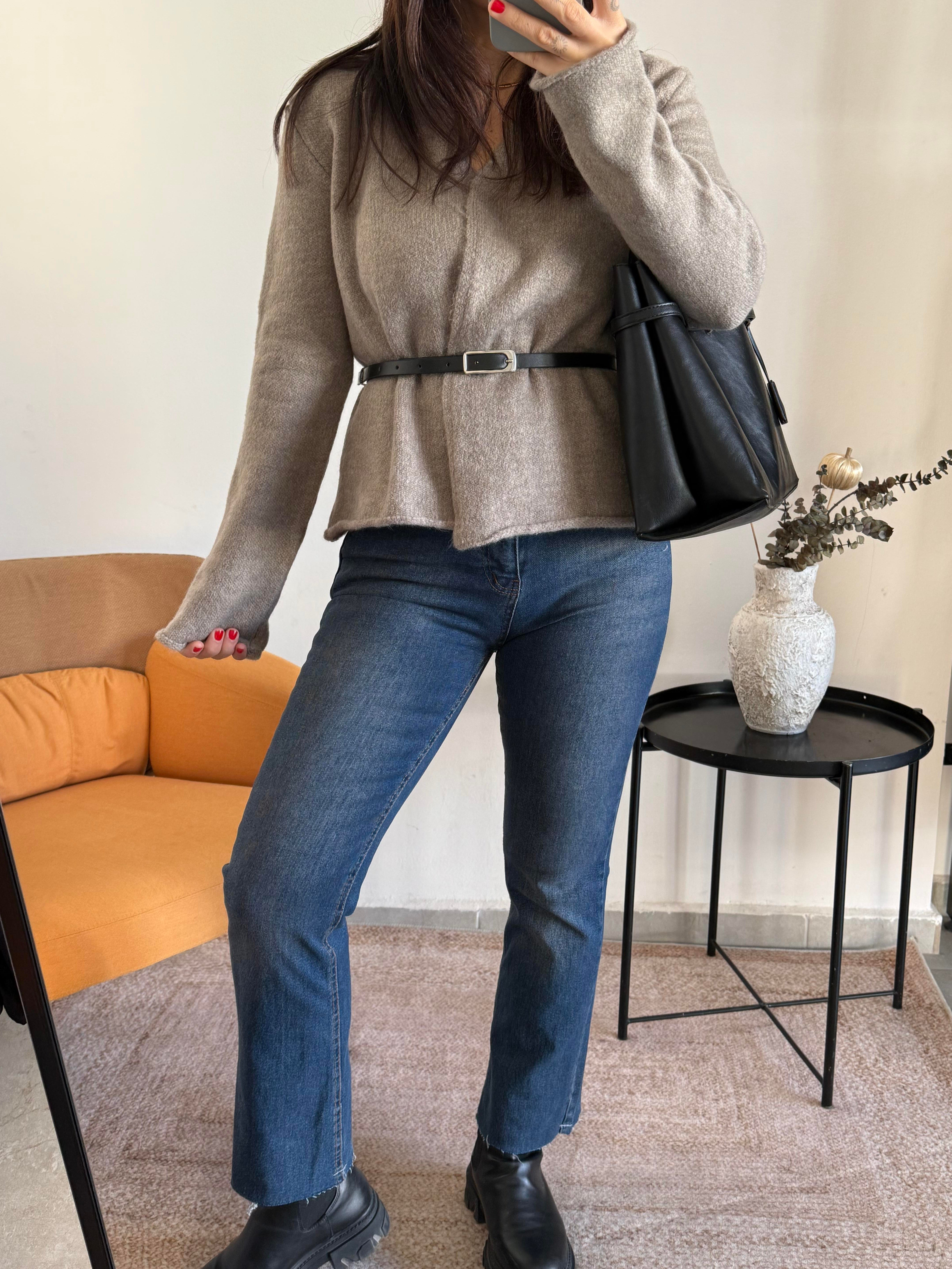 Yüksek Bel Likralı Boyfit Jean 