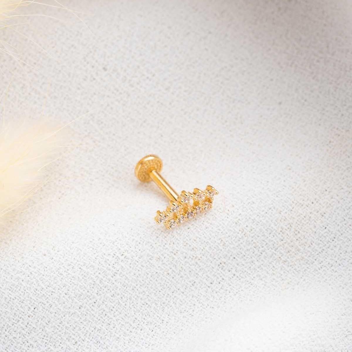 14 Ayar Altın Taç Tragus