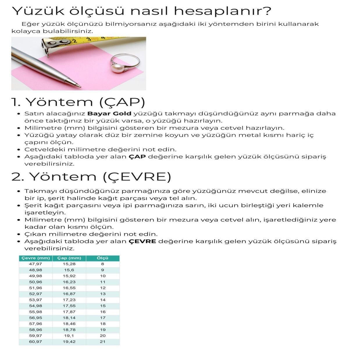 14 Ayar Altın Tektaş Yüzük