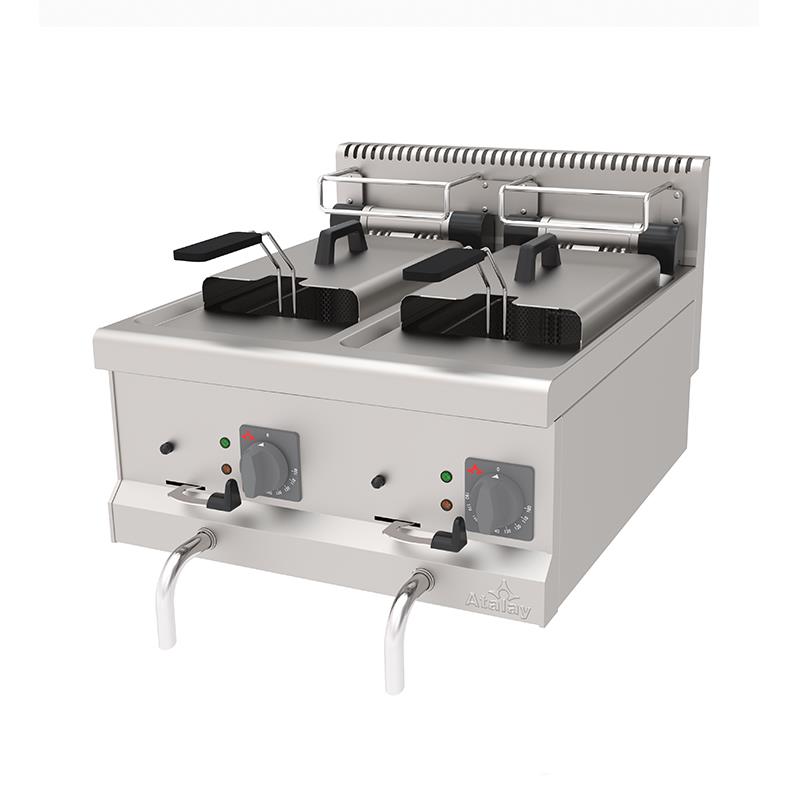 Atalay 11+11 Litre Elektrikli Fritöz, 60 x 70 x 30, AEF - 670