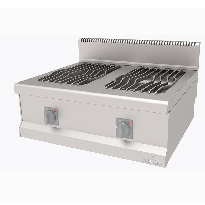 Atalay 2'li Gazlı Yanyana Ocak, 80 x 70 x 30, AGO - 870 Y