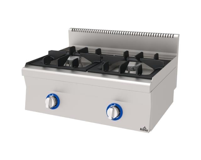 Atalay 2'li Set Üstü Gazlı Ocak 80x60x30 cm, E AGO 860 T
