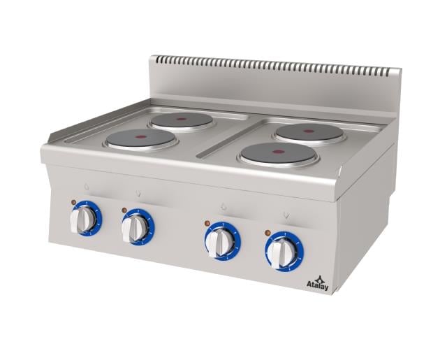 Atalay 4'lü Set Üstü Elektrikli Ocak 80x60x30 cm, E AEO - 860