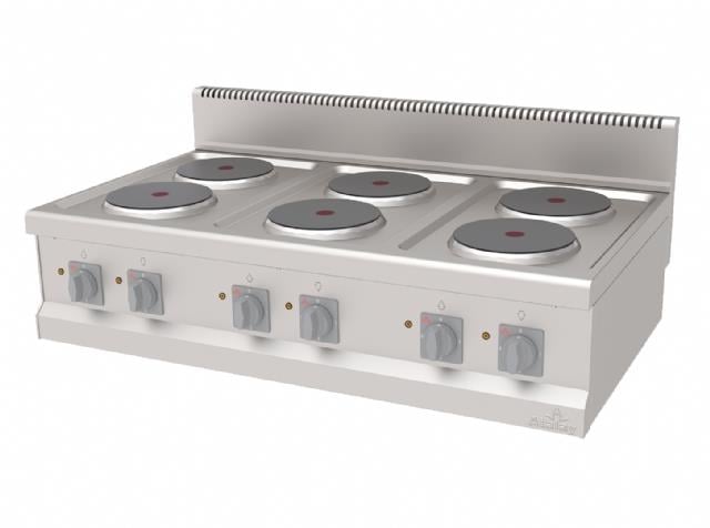 Atalay 6'lı Set Üstü Elektrikli Ocak, 120 x 70 x 30 AEO - 1270
