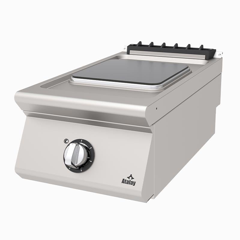 Atalay Tekli Set Üstü Elektrikli Kare Ocak , 40x73x30 cm, AEO - 473 / 1K