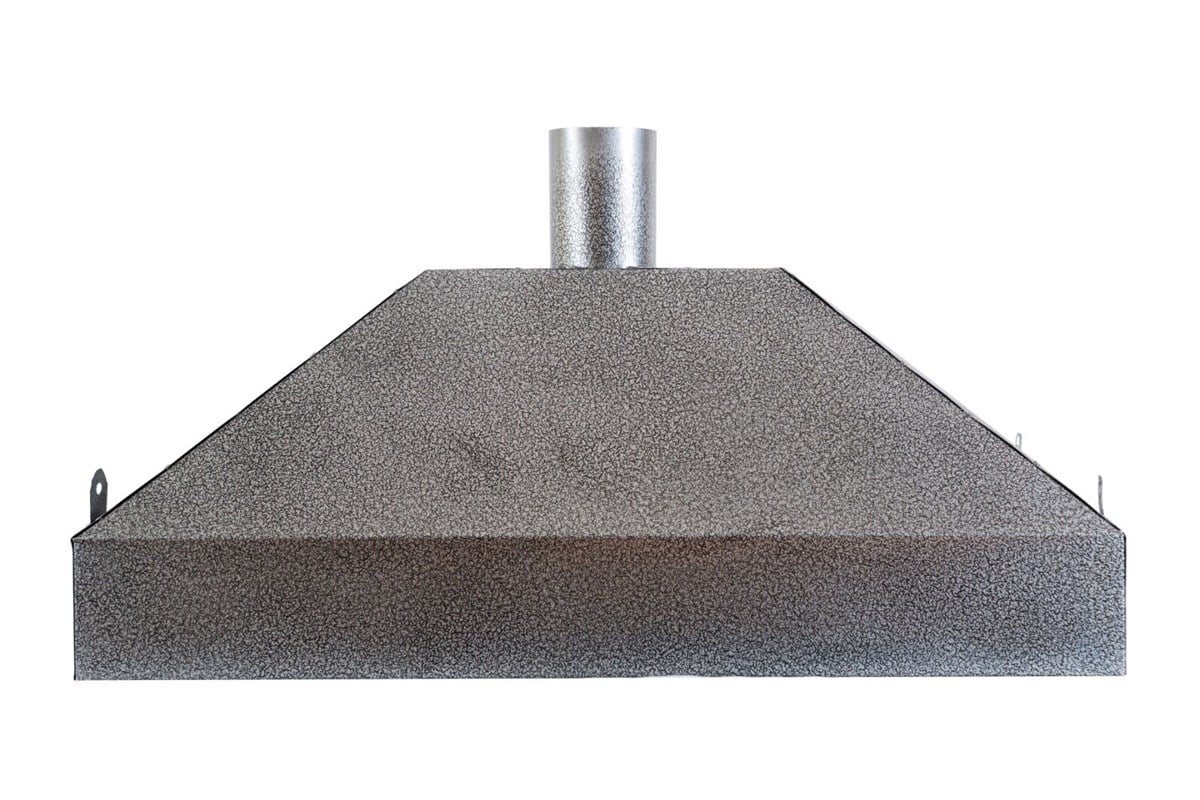 Bakır Çay Ocağı Davlumbazı 90*45 Orta Tip Chromat Boyalı