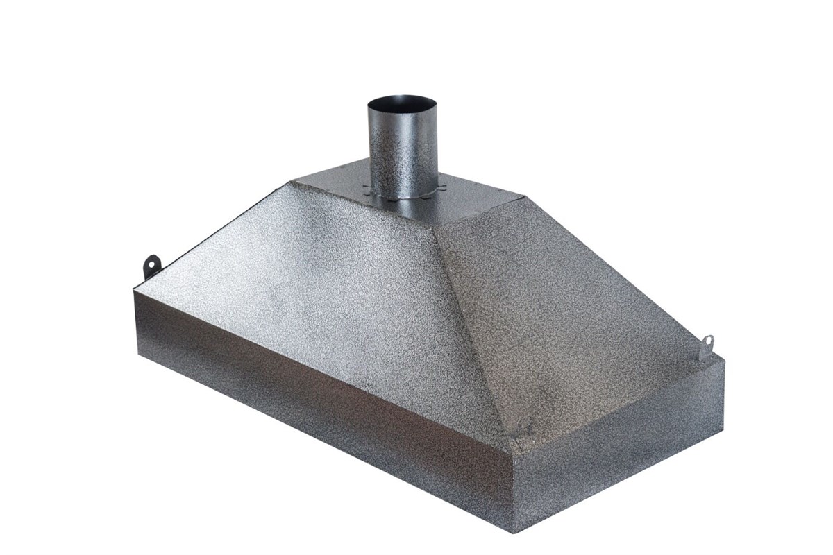 Bakır Çay Ocağı Davlumbazı 90*45 Orta Tip Chromat Boyalı