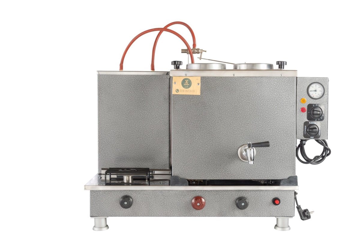 Çaycım 2 Demlikli Chromat Çay Kazanı Elektrik + Gazlı Ce Belgeli