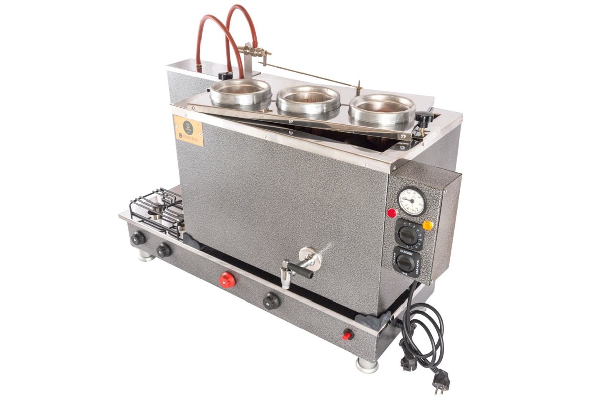 Çaycım 3 Demlikli Chromat Çay Kazanı Elektrik + Gazlı Ce Belgeli