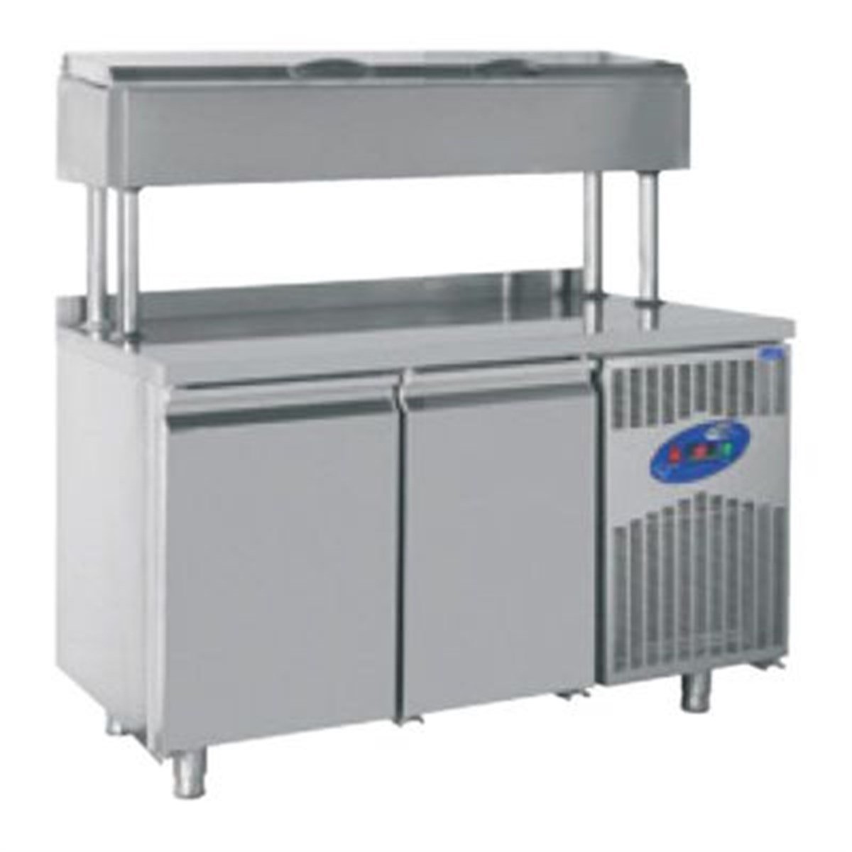 CSA CS-TEK 2-700-YM Yükseltilmiş Make Up Buzdolabı, 281 L, 2 Kapılı