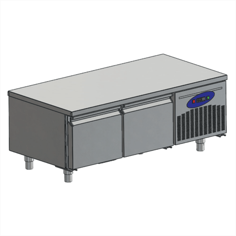 Csa Mangal Altı Kebap Teşhir Dolabı, 150x80x850 cm, 430 Krom