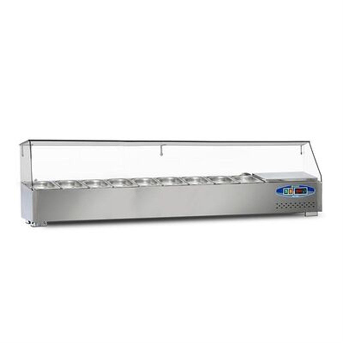 Dampak 9 Küvetli, Soğutmalı Set Üstü Saladbar 52 Lt