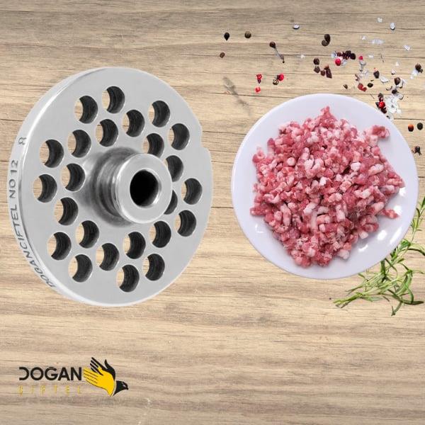Doğan Çiftel 12 No Et Kıyma Makinesi Paslanmaz  Ayna 8 mm