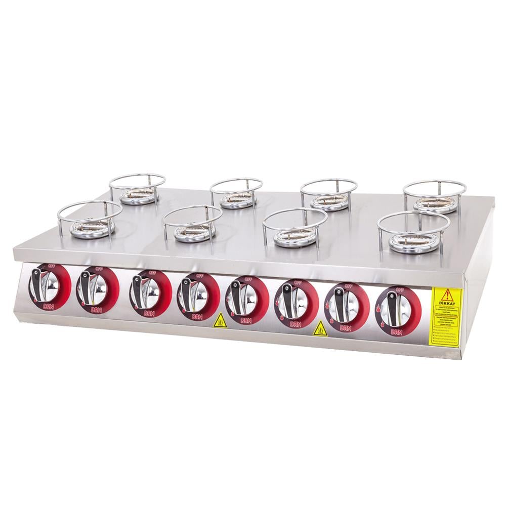 DRN 8'li Künefe Ocağı, Doğalgazlı/LPG'li, Set Üstü, DRNKNF-8