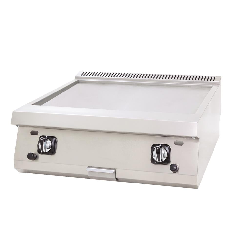 DRN Düz Pleyt Izgara, Doğalgazlı/Lpg'li, Set Üstü, 80×73×30 cm