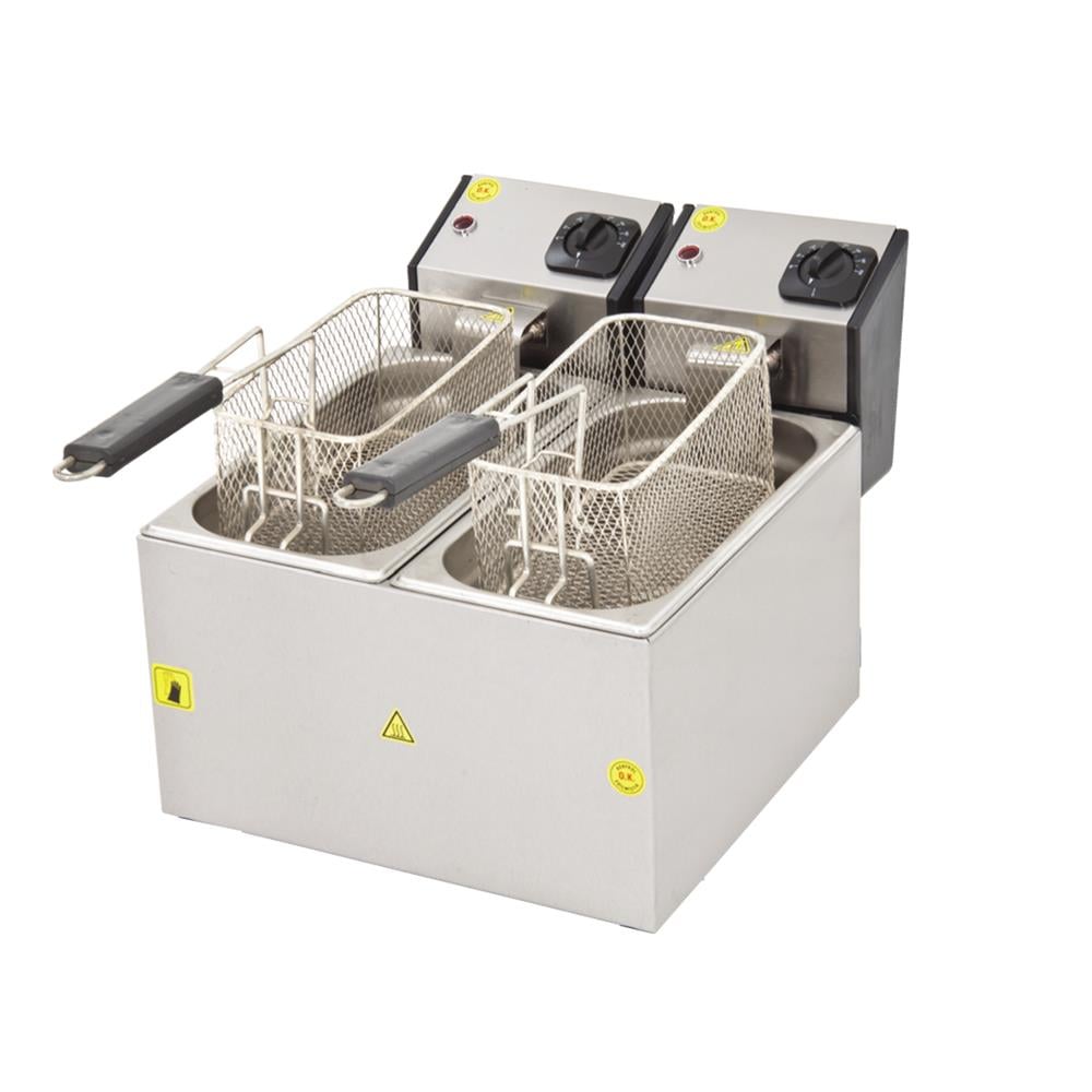 DRN Elektrikli Fritöz, 3+3 Litre, DRNFRTE-33