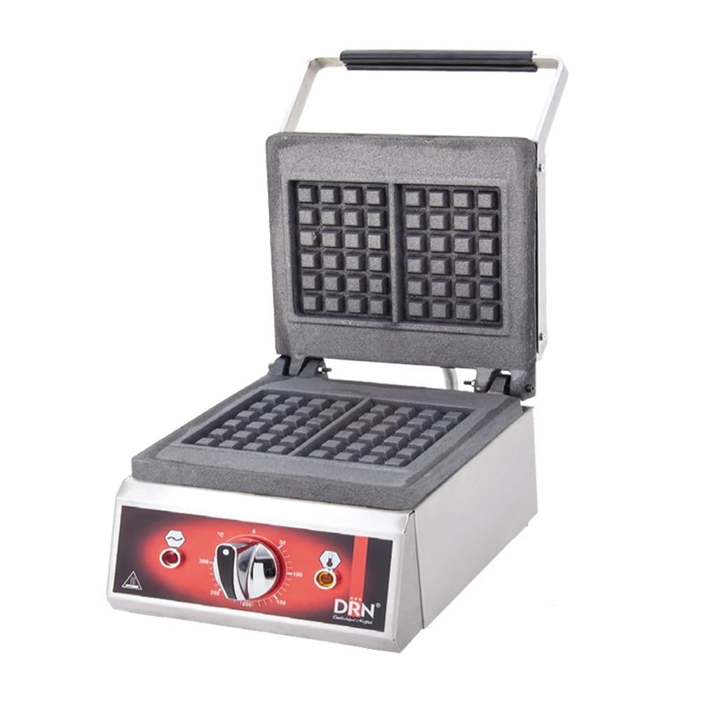 DRN Elektrikli Kare Waffle Makinesi, Tekli