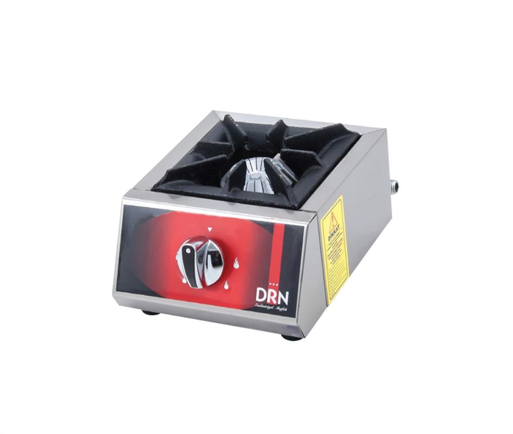 DRN Tekli Mini Ocak, Doğalgazlı/LPG'li, Set Üstü, 25×30×16 cm, DRNMO-1