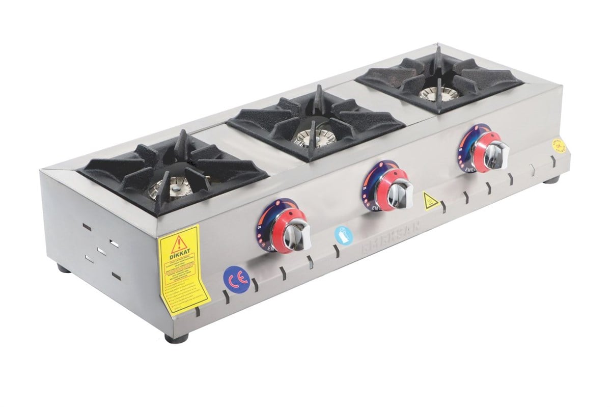 Emeksan 3'li Set Üstü Mini Ocak 32*80*14