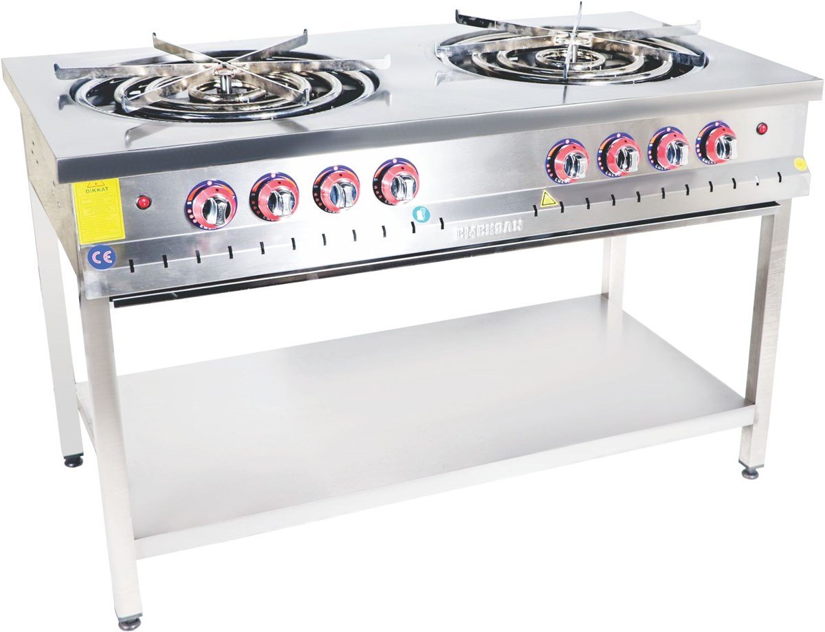 Emeksan 4'lü Taban Raflı Börek Ocağı Su Böreği Ocağı 280*70*85 cm