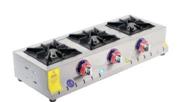 Emeksan Set Üstü Mini Gazlı Pro Ocak 3'lü, 32*80*14 cm