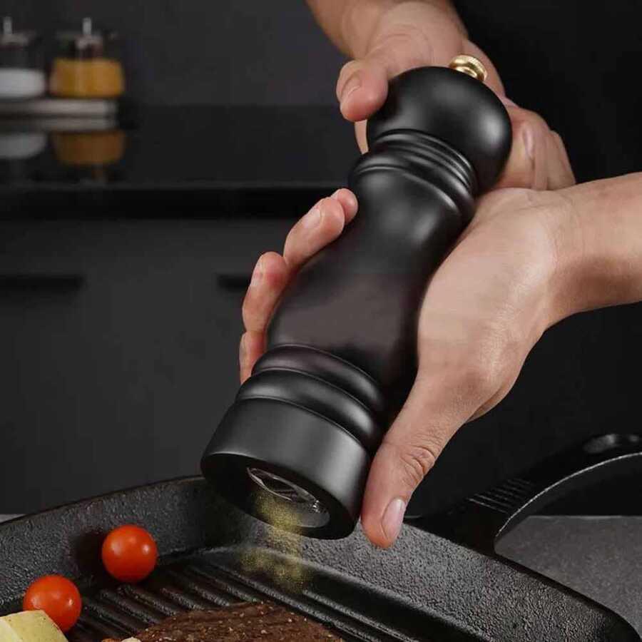 Epinox Ahşap Biber Değirmeni Çelik 16 Cm (DCA-160)