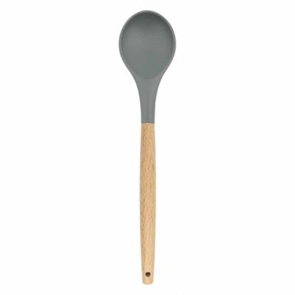 Epinox ASK-10 Silikon Kaşık, Ahşap Sap, 31 cm