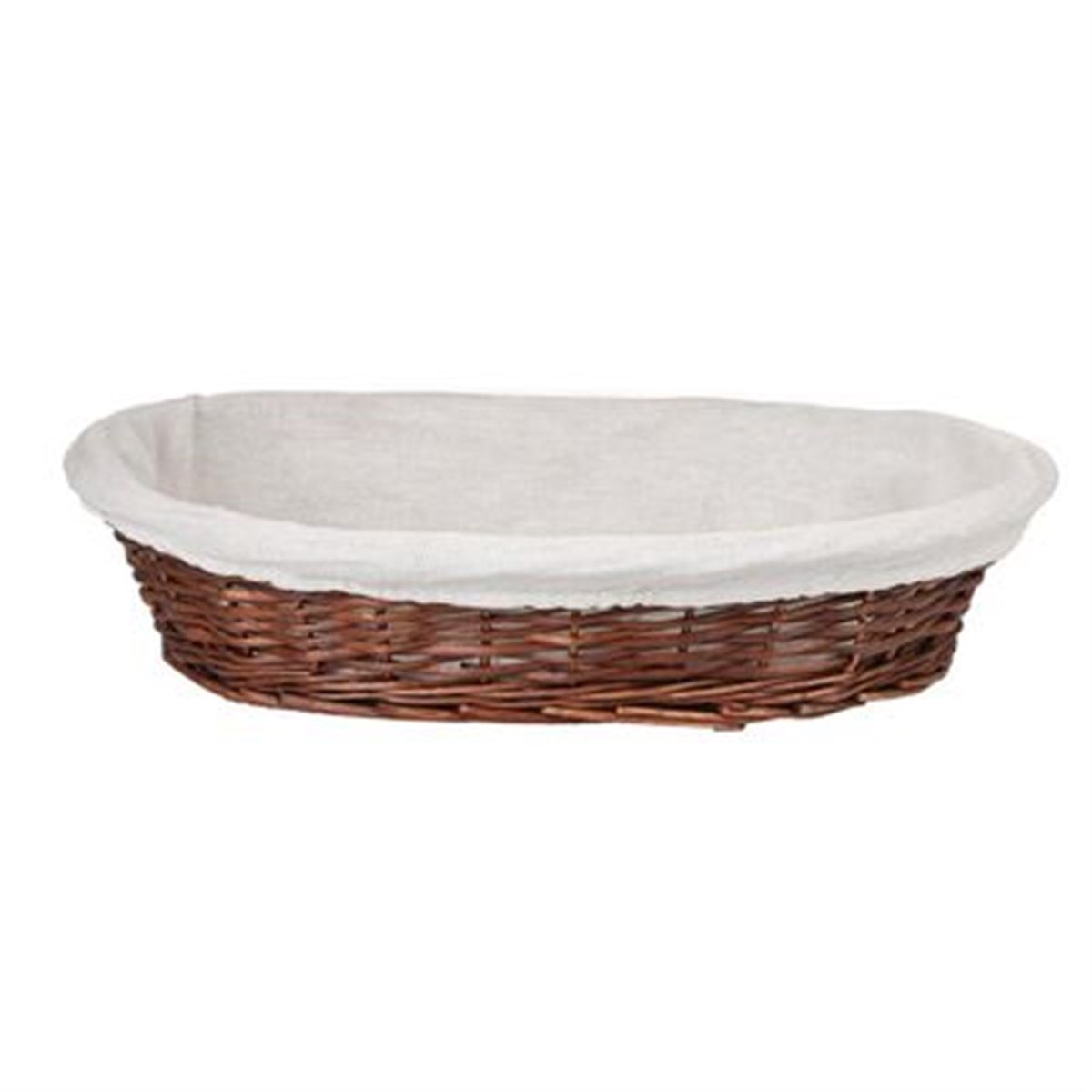 Epinox Hasır Bezli Oval Sepet 24 cm ES-2417R