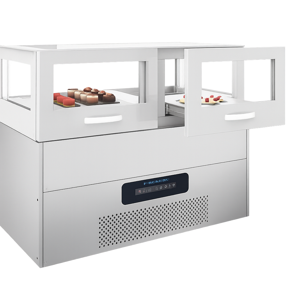 Frenox 130x70x110 cm.Pasta Vitrin Buzdolabı JB130-T