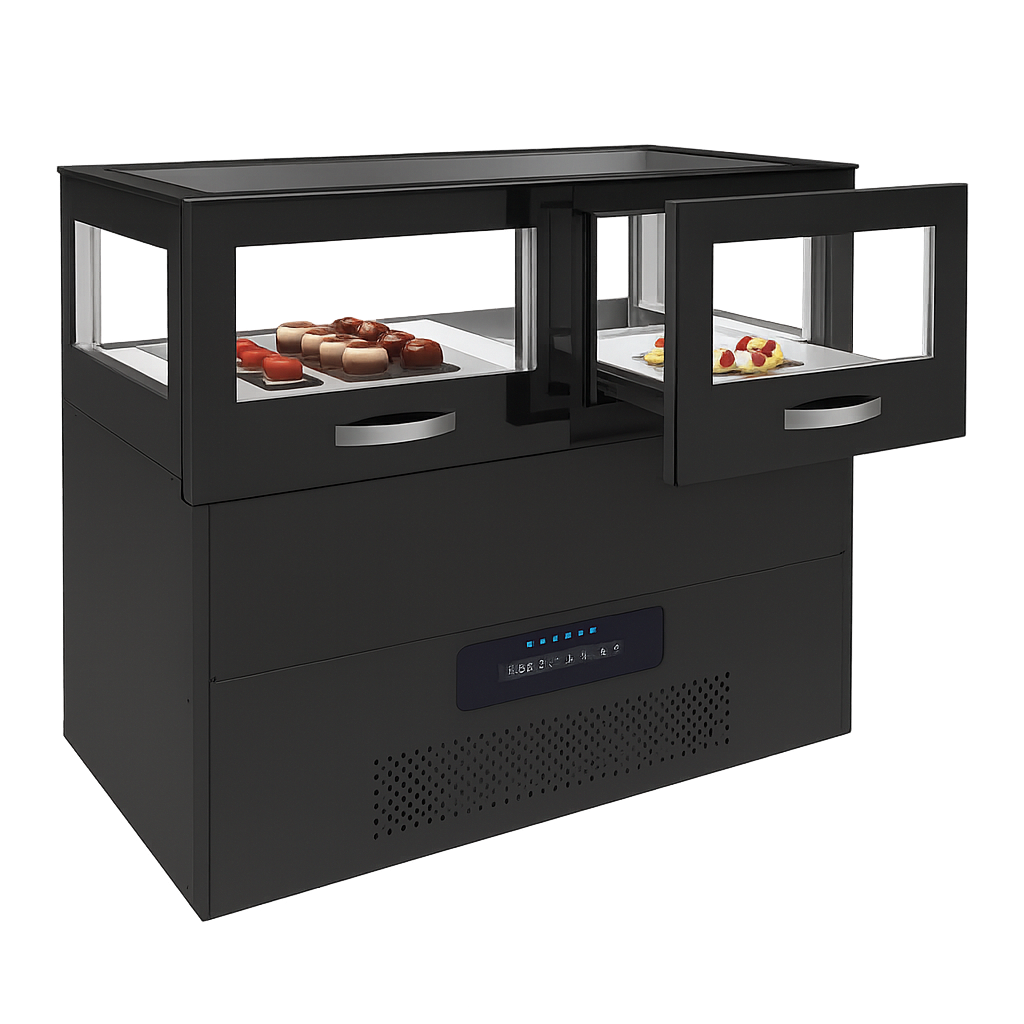 Frenox  130x70x110 cm.Çikolata Vitrin Buzdolabı JB130-SY-CK