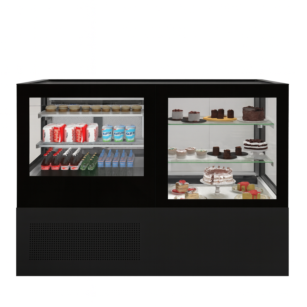 Frenox 170x78x130 cm. 675 lt. Önü Açık Soğuk Teşhir Dolabı VTN170-OP-SY