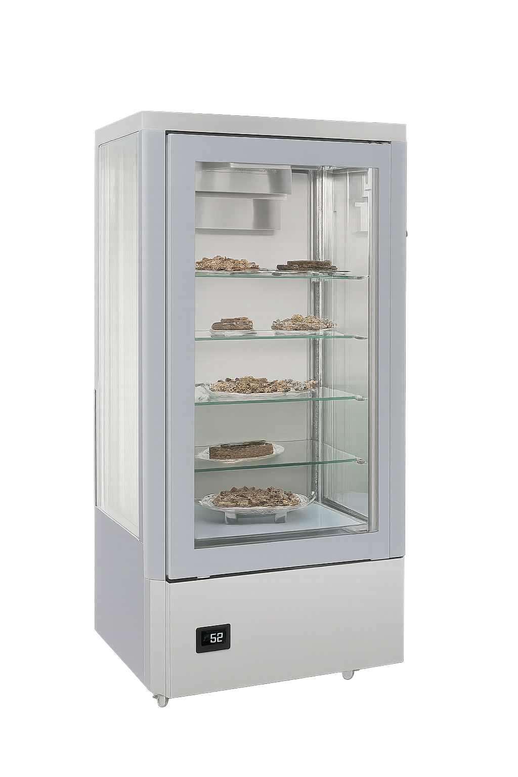 Frenox 80x66x187 cm. 400 lt.Dik Tip Vitrin Model Soğuk Teşhir Dolabı DN4-R290