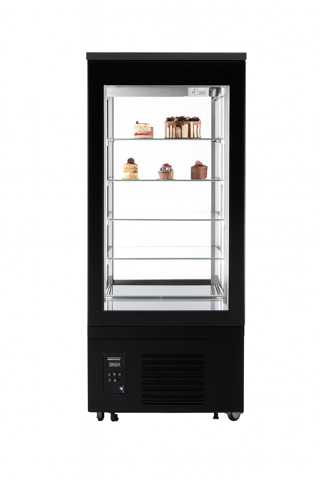 Frenox 80x66x187 cm. 400 lt.Dik Tip Vitrin Model Derin Dondurucu DL4-SY-R452A