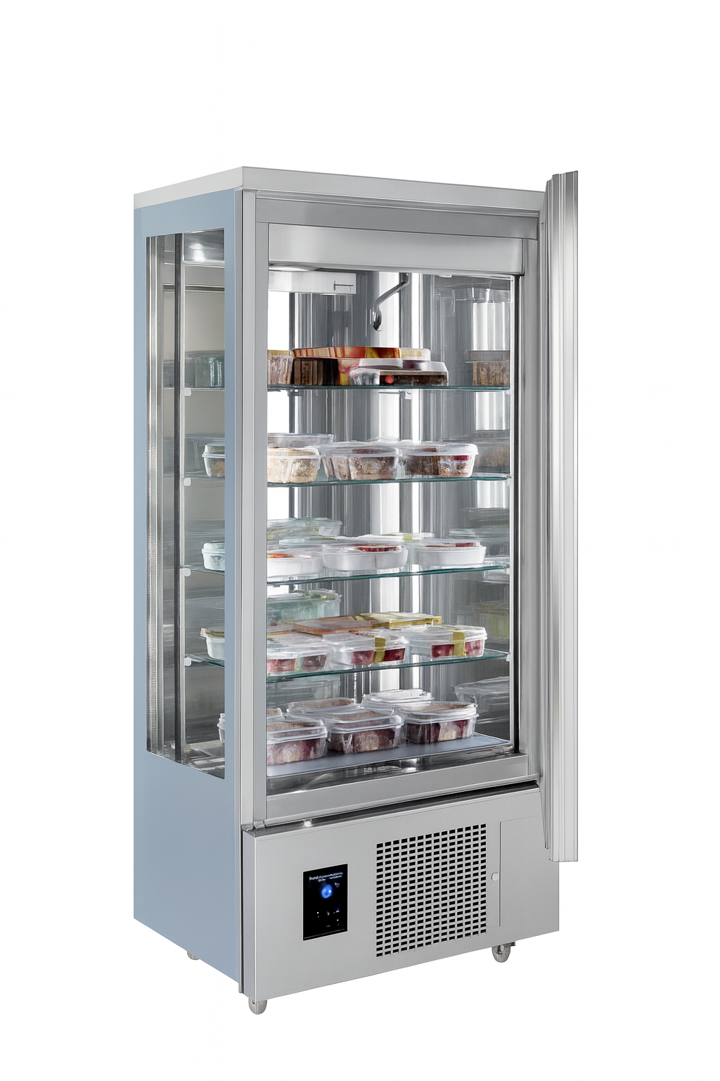 Frenox 80x66x187 cm. 400 lt.Dik Tip Vitrin Model Derin Dondurucu DL4-R452A