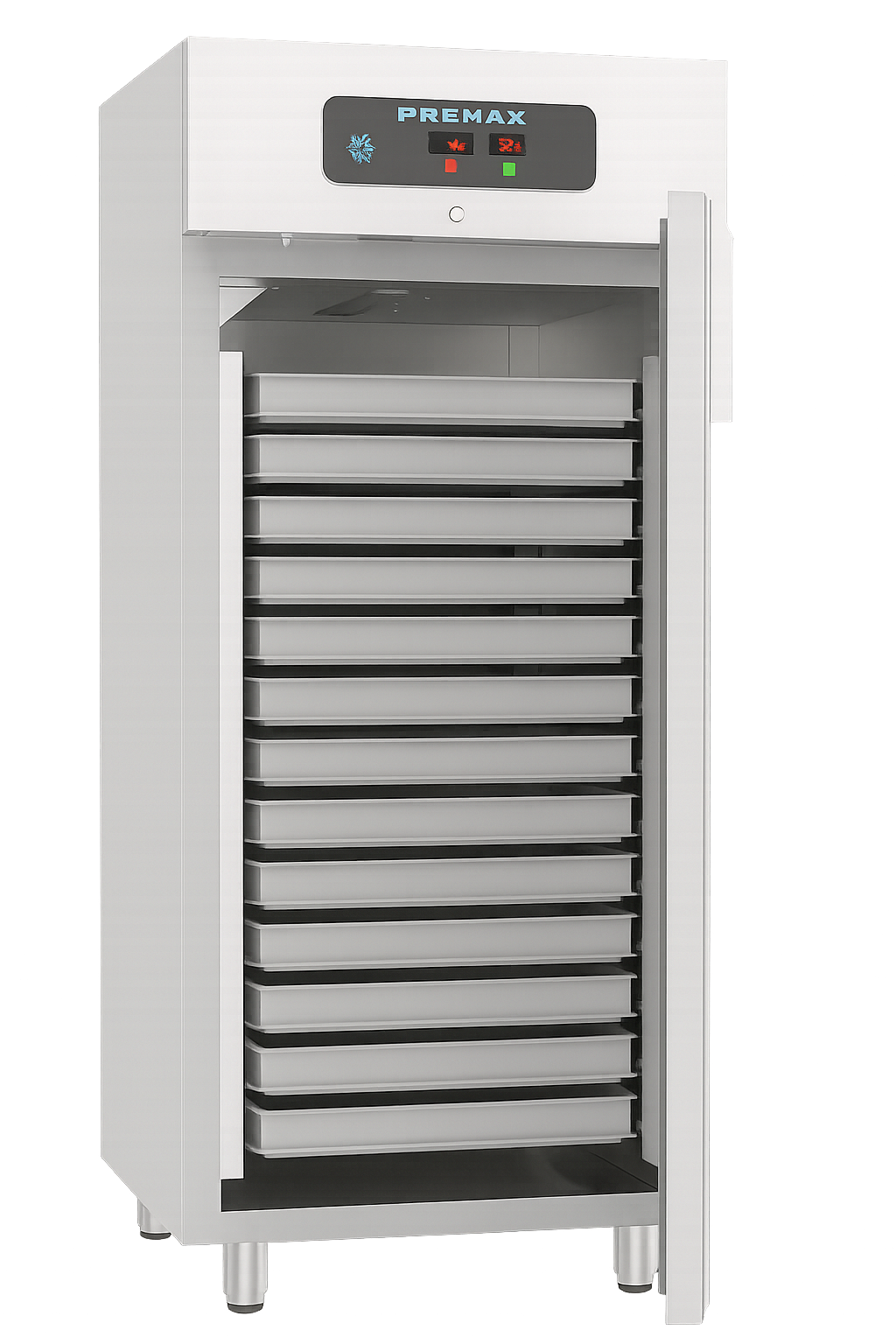 Frenox 82x92x208 cm. 56 Adet 40x60 Tepsi Kapasiteli Dik Tip Derin Dondurucu BL8-P-R290