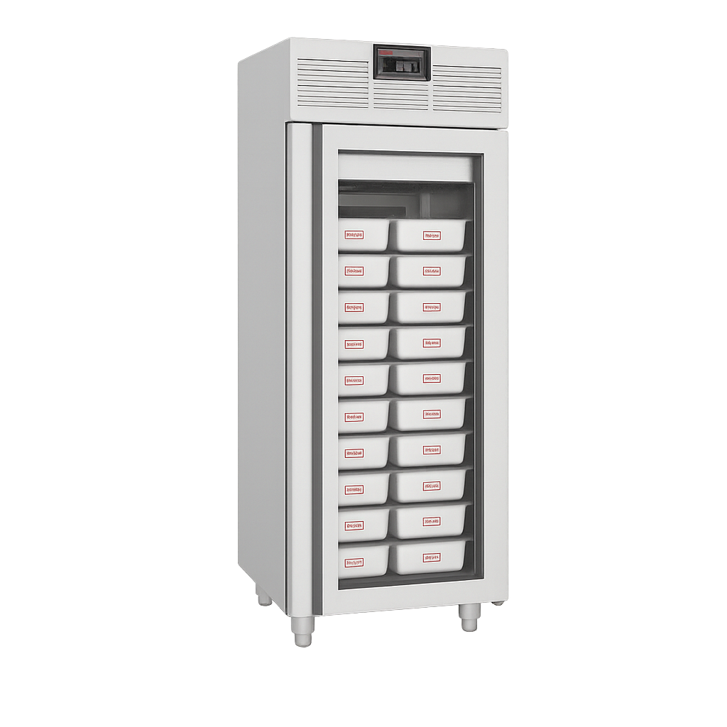 Frenox  82x92x208 cm. 785 lt. Cam Kapılı Dondurma Dolabı BL8-EV-ICE-G