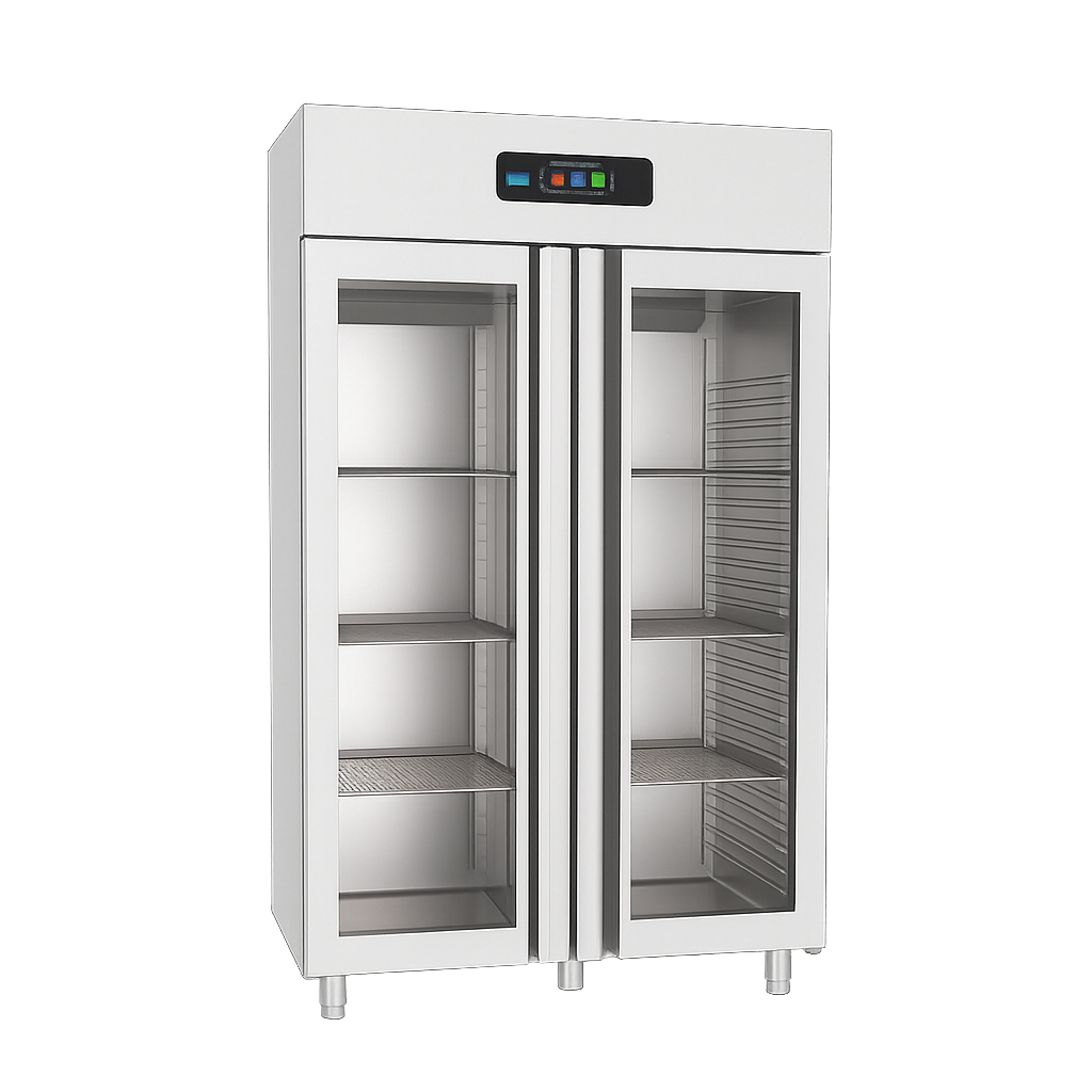 Frenox Prof.Line 140x81x215 Dik Tip 2 Cam Kapılı Buzdolabı BN18-G-M-EF-INV-R290