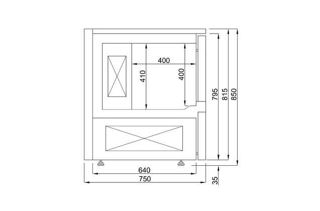 Frenox VBL5 Blast Freezer Şok Dondurucu, 5 Tepsili