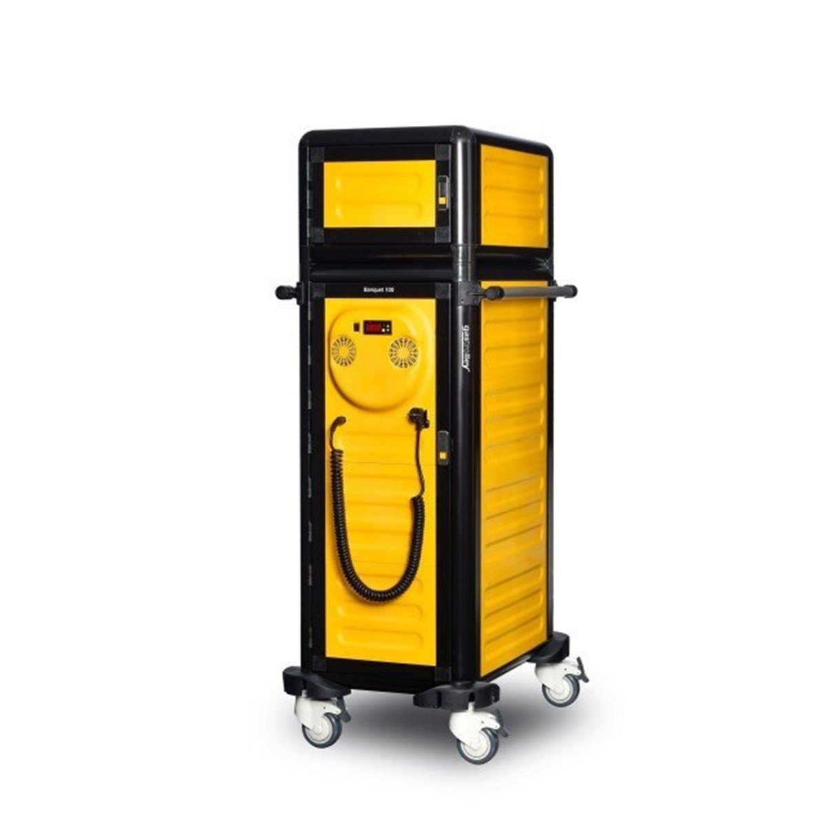 Gastrolley 100/25 Tekli Hastane Tepsi Arabası, Isıtmalı+Nötr, 57x79x158 cm