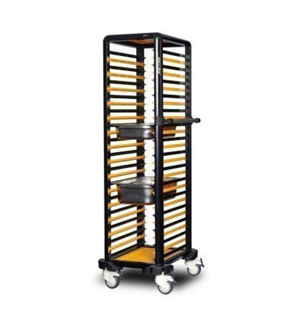 Gastrolley 150 Tekli Gastronom Küvet Taşıma Arabası, Etrafı Açık, 53x71x174 cm