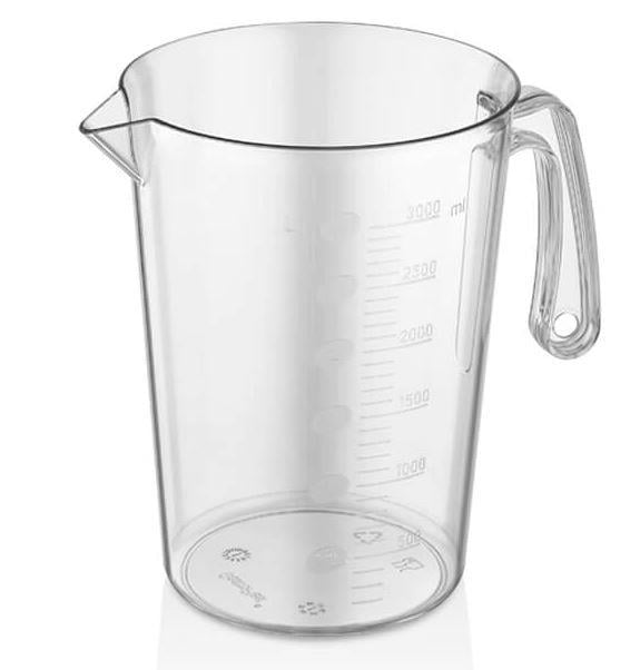 GastroPlast GMC-3 Polikarbon Ölçü Kabı, 3 Lt.