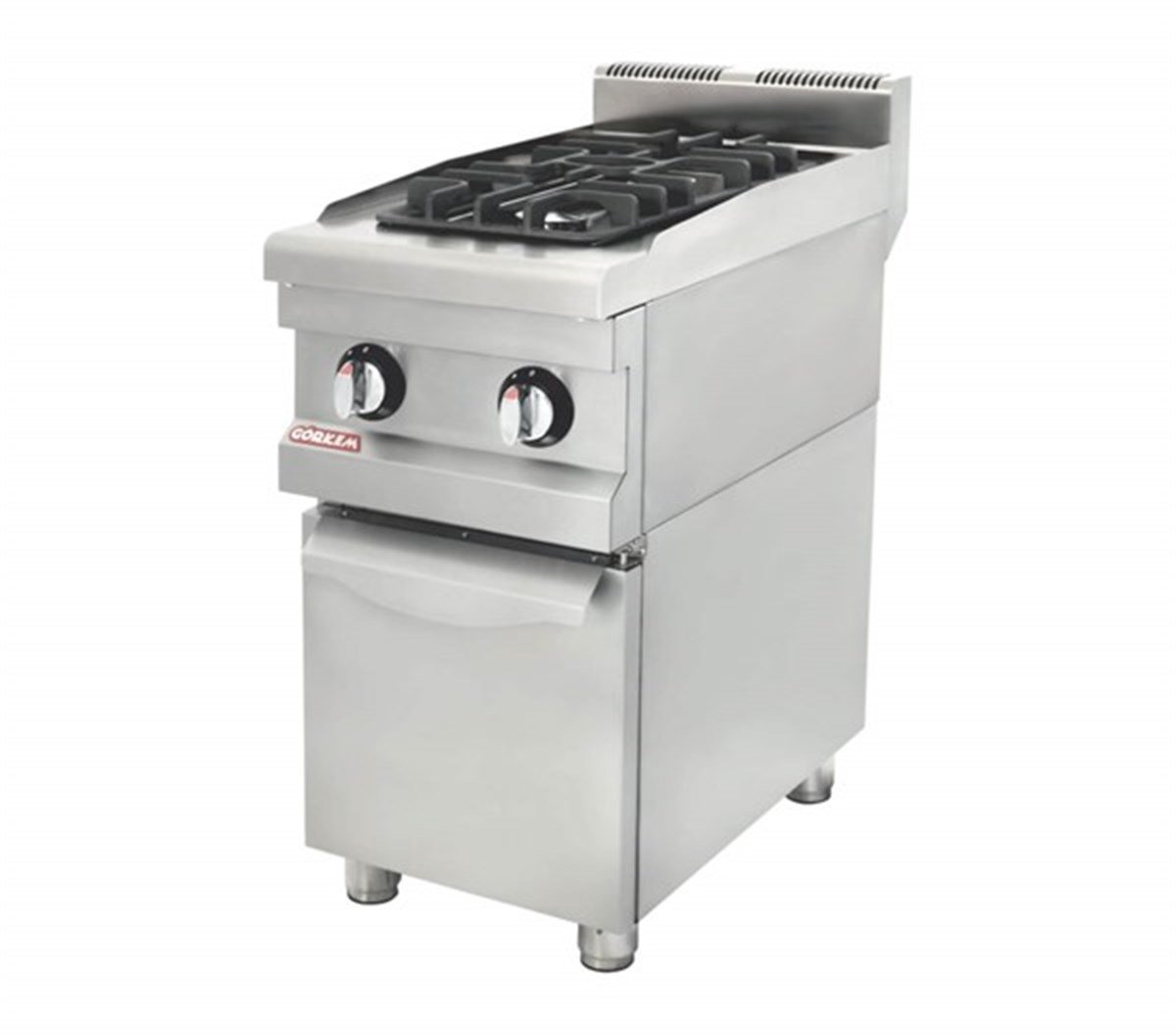 Görkem 2'Li Dolaplı Ocak Doğalgazlı/Tüplü 40*60*85 cm