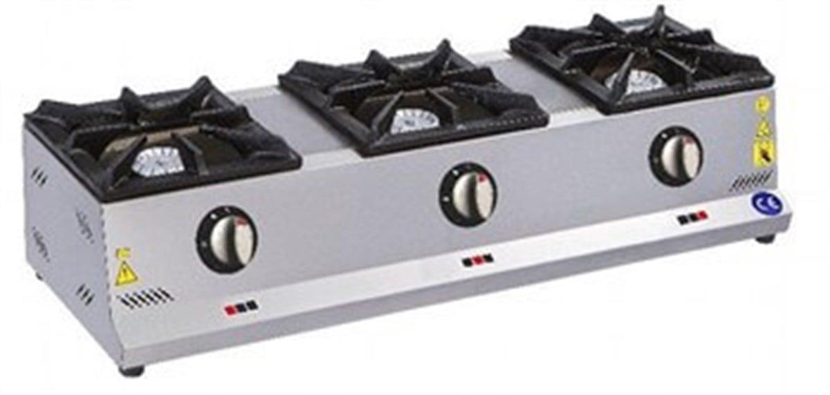 Görkem 3 Lü Taban Set Üstü Mini Ocak Süper Yanışlı, 90*35*20 cm