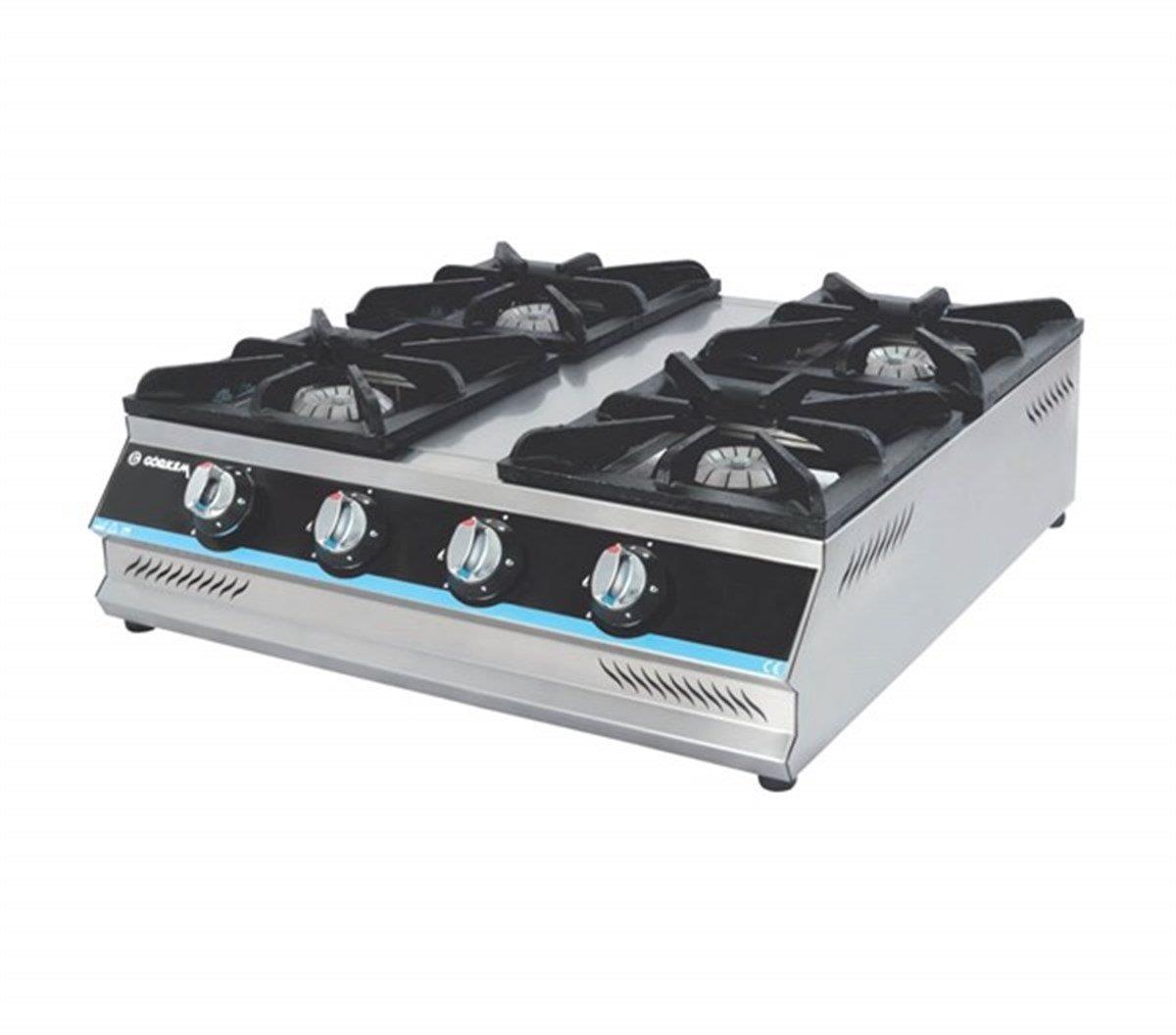 Görkem 4 Lü Set Üstü Mini Ocak Süper Yanışlı, 60*64*20 cm