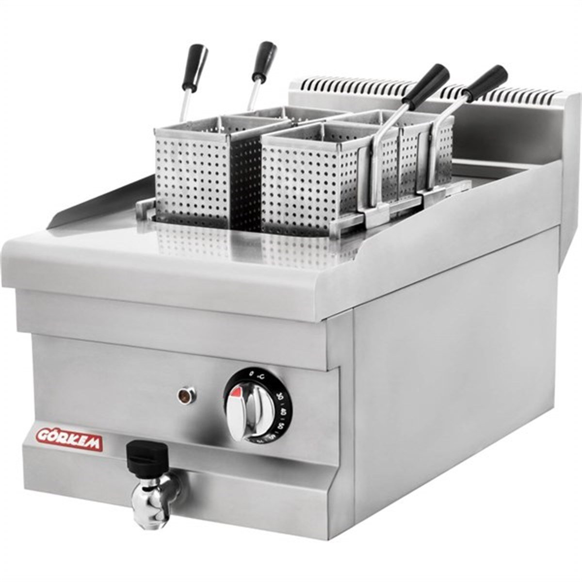 Görkem Elektrikli Set Üstü Makarna Haşlama Tahliyeli 40x61x42 cm